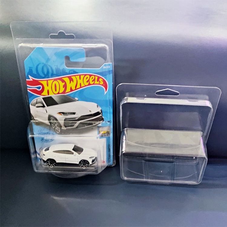 Durable Blister coloré vitrine sur mesure roues chaudes et emballage en coquille pour collection de jouets de voiture