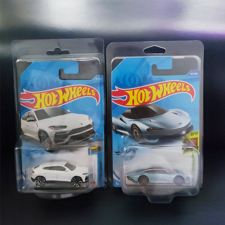 Durable Blister coloré vitrine sur mesure roues chaudes et emballage en coquille pour collection de jouets de voiture