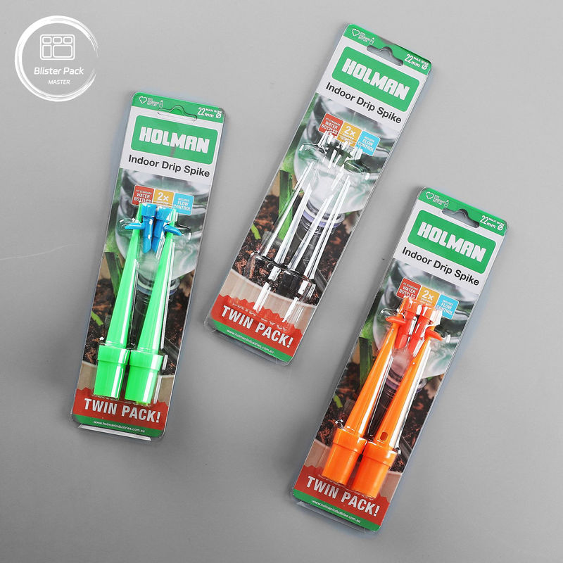 Cartes à glissière en PVC personnalisées Paquets en ampoules personnalisées Emballage avec carte en papier Pour afficher la carte en toute sécurité