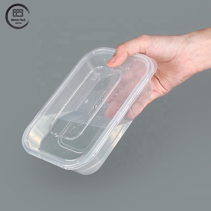 Micro-ondes PP boîte de plastique jetable avec couvercle Clea Multi-Taille 500ml à 1500ml