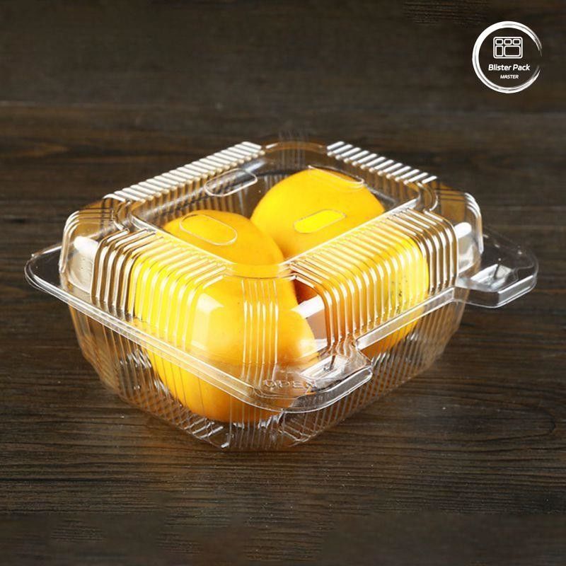 OEM/ODM Clamshell plateau jetable pour fruits et légumes et contenants en plastique PET transparent de qualité alimentaire
