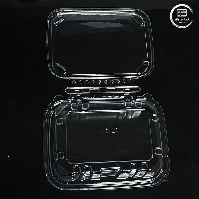 Containers écologiques pour la salade 16 et 24 oz avec couvercles attachés pour les produits frais
