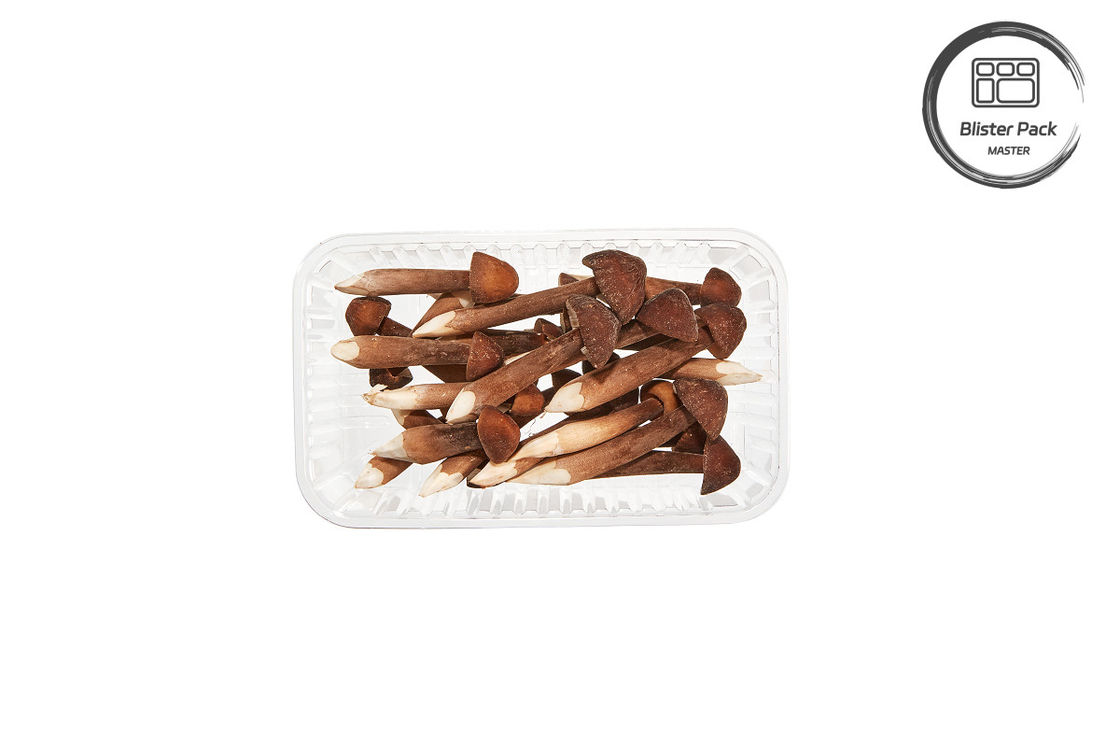 Plateaux de fruits et légumes à usage unique en plastique