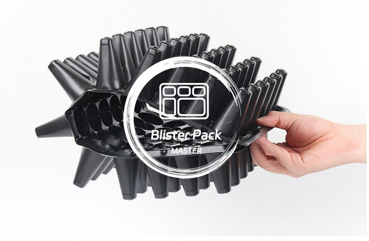 72 Plateaux de démarrage pour les semis de cellules Plateaux de culture en plastique écologique pour la culture des plantes