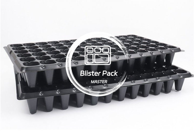 72 Plateaux de démarrage pour les semis de cellules Plateaux de culture en plastique écologique pour la culture des plantes