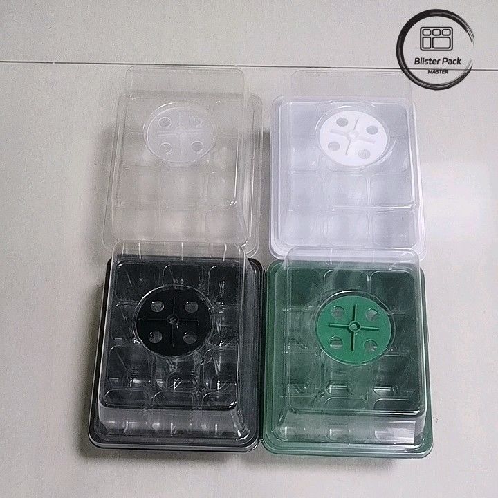 Boîte de jardinage en plastique multifonctionnelle / 6 plateaux de semis cellulaires