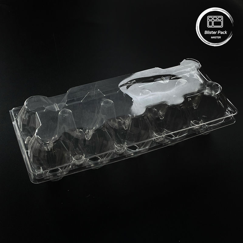 15 Fente Plaquette d'œufs en plastique jetable à l'air pur Conçue sur mesure Épaisseur 0,25 mm ~ 1,0 mm