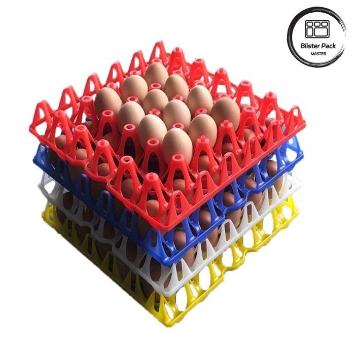 Emballage à 30 cellules en plastique pour les œufs de poule