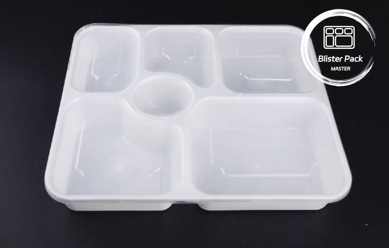 Boîtes à emporter en plastique à micro-ondes avec 2, 3, 4, 6 compartiments