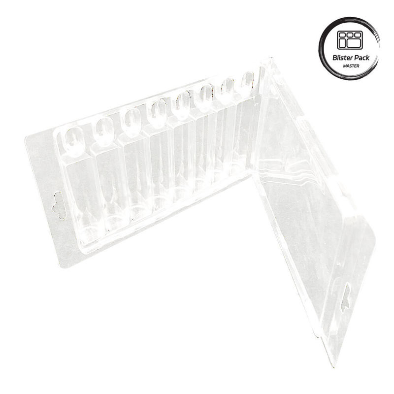 Plateau à vide à ampoules médicales transparent - Emballage sécurisé des ampoules