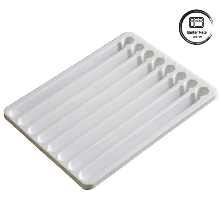 Plateau à vide à ampoules médicales transparent - Emballage sécurisé des ampoules
