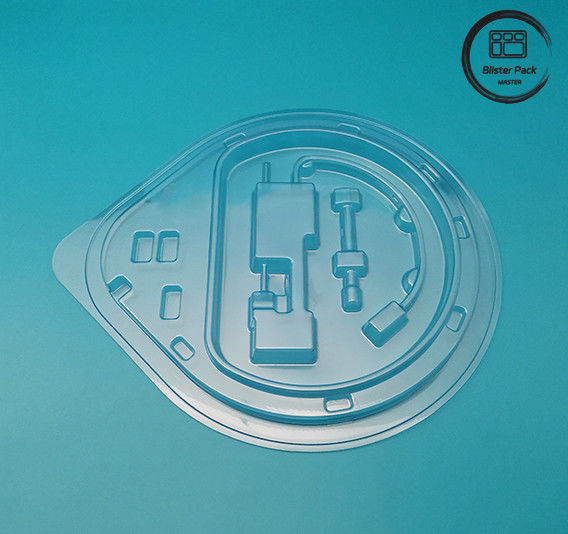 Un plateau pour ampoules médicales PETG pour l'emballage des dispositifs - une solution de stockage durable et stérile