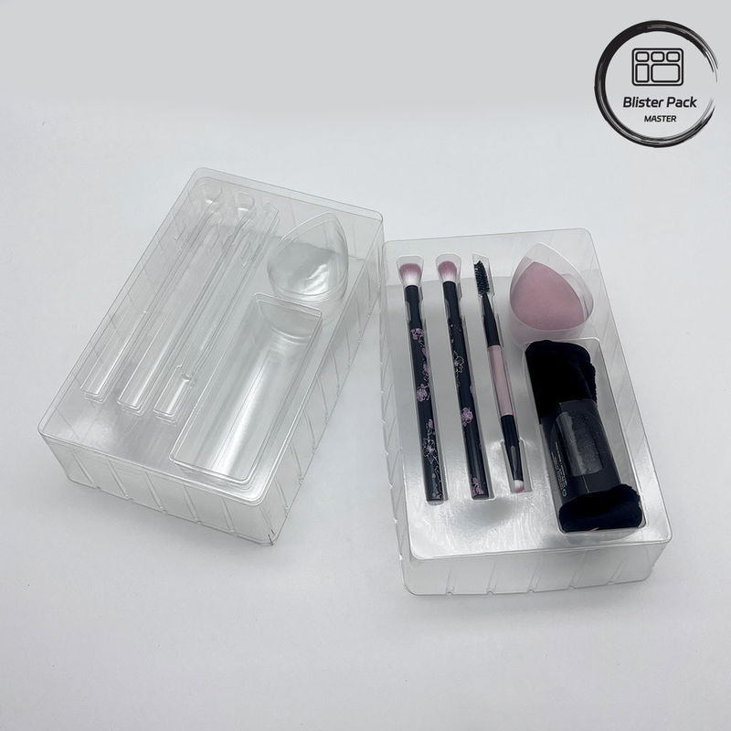 PP PVC PET plastique personnalisé Blister médical Packs MOQ bas pour les aliments médicaux et électroniques