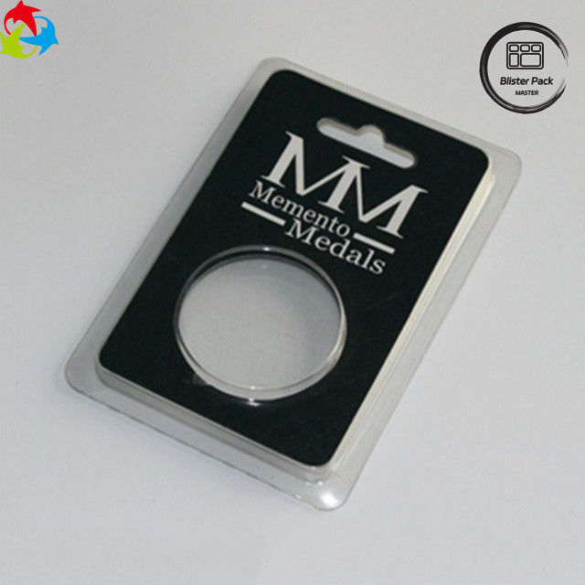 Emballage en plastique transparent sur mesure pour les pièces d'argent