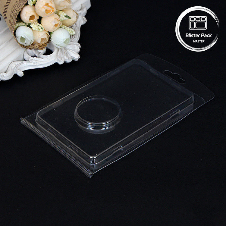 Emballage en double ampoule personnalisé transparent Clamshell pour pièces de monnaie avec emballage en carton