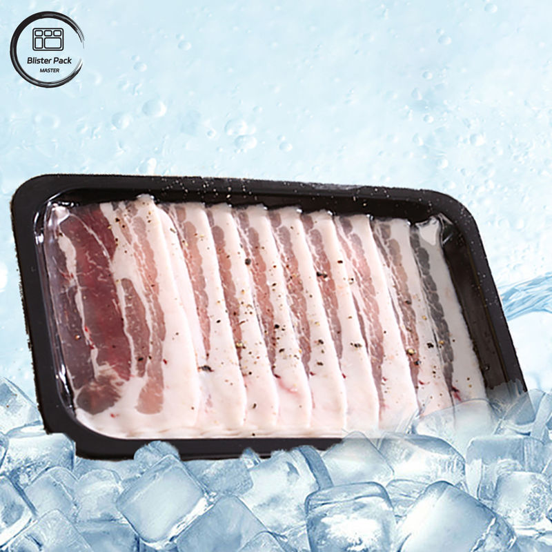 Retort personnalisé plateau de viande en plastique PP pour les huîtres et les emballages de viande congelée avec un sceau sécurisé et un design durable