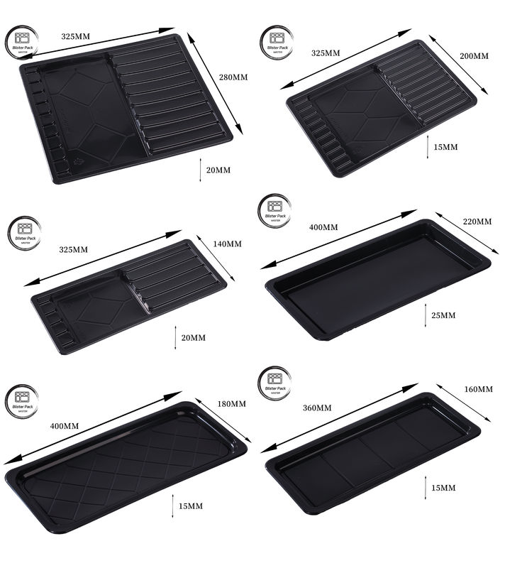 Retort personnalisé plateau de viande en plastique PP pour les huîtres et les emballages de viande congelée avec un sceau sécurisé et un design durable