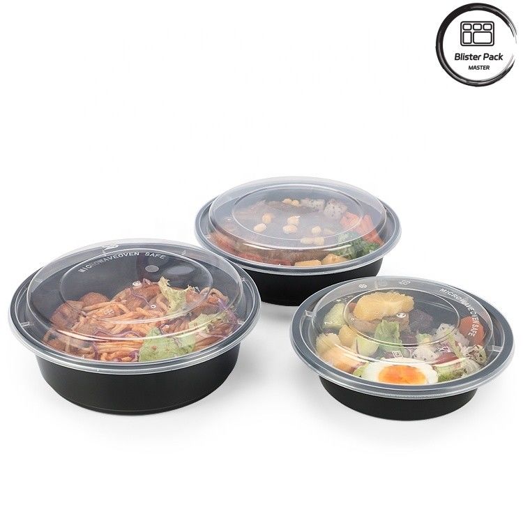 Containers jetables pour salade, exempts de BPA, étanches à diverses tailles 8 oz 12 oz 16 oz 24 oz 32 oz