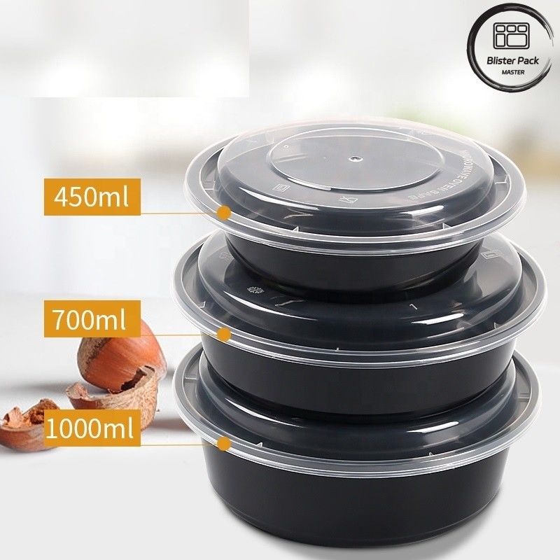 Containers jetables pour salade, exempts de BPA, étanches à diverses tailles 8 oz 12 oz 16 oz 24 oz 32 oz