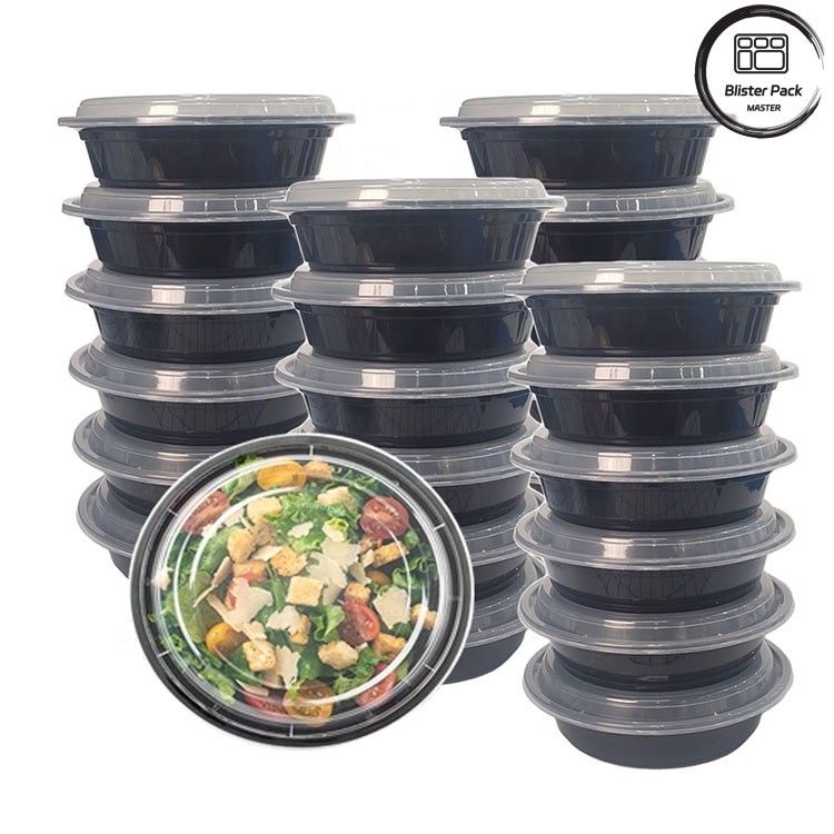 Containers jetables pour salade, exempts de BPA, étanches à diverses tailles 8 oz 12 oz 16 oz 24 oz 32 oz