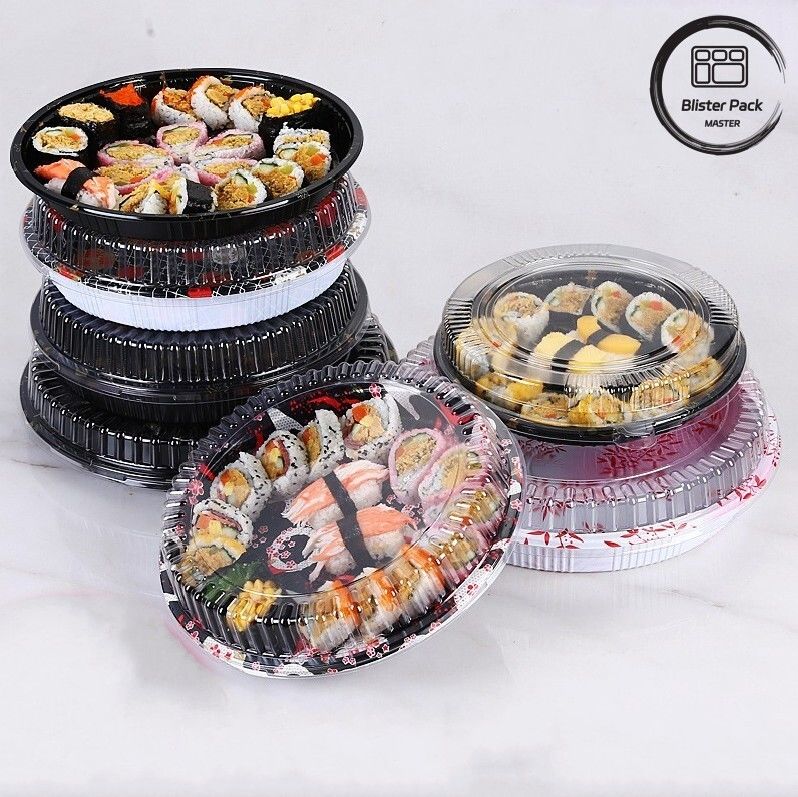 Boîte de salade à emporter en plastique confortable et écologique