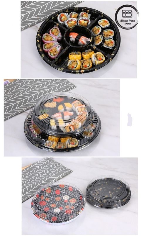 Boîte de salade à emporter en plastique confortable et écologique