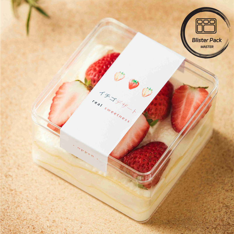 Livraison rapide Contenant de pâtisserie en plastique en ampoules Idéal pour les boîtes de pâtisserie en plastique