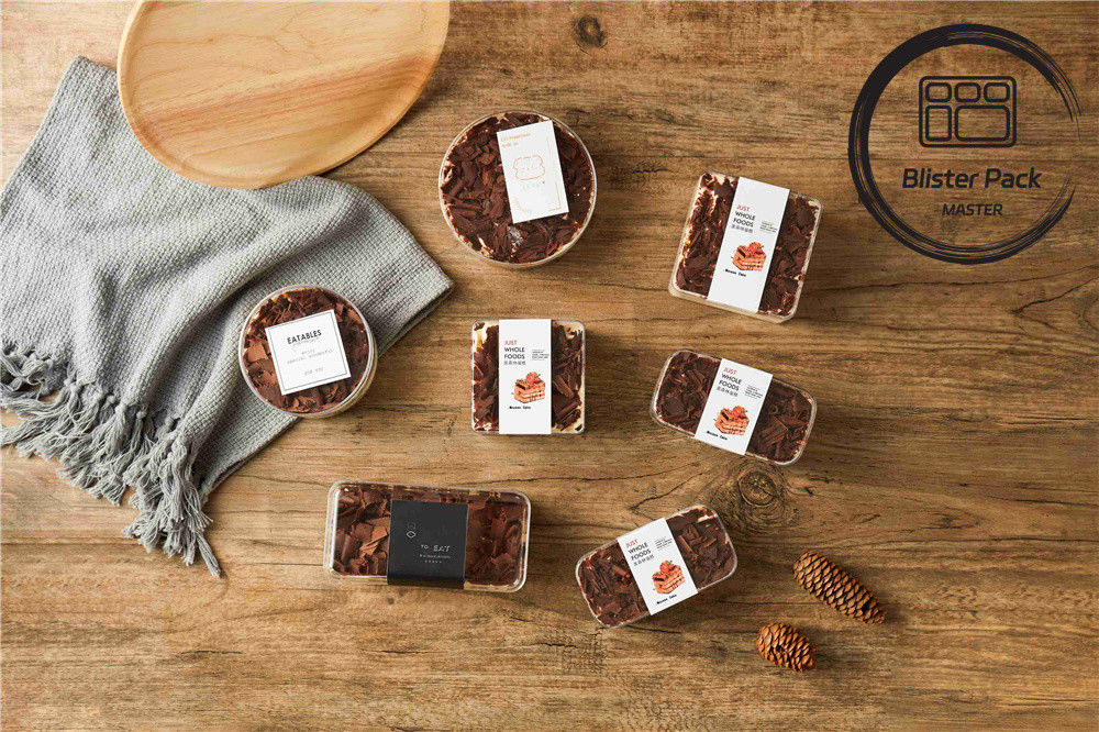 Livraison rapide Contenant de pâtisserie en plastique en ampoules Idéal pour les boîtes de pâtisserie en plastique