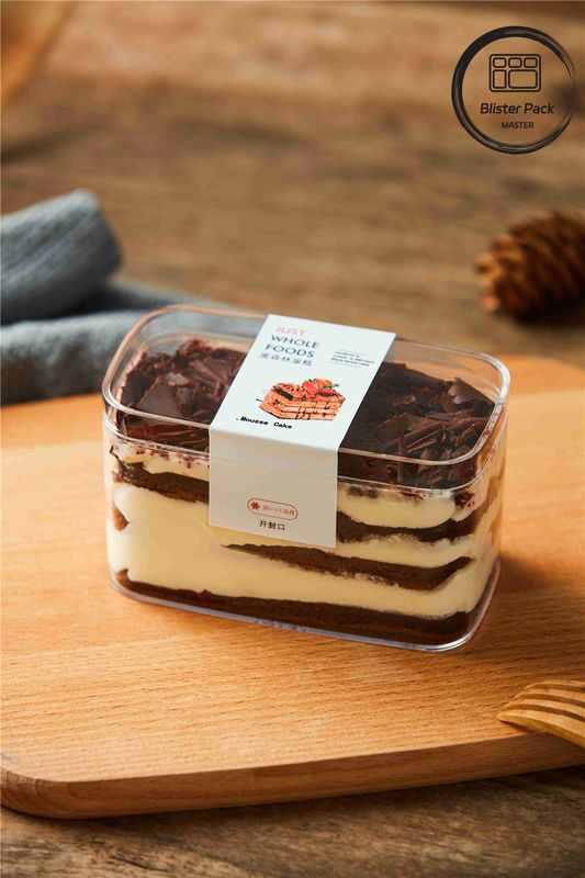 Livraison rapide Contenant de pâtisserie en plastique en ampoules Idéal pour les boîtes de pâtisserie en plastique