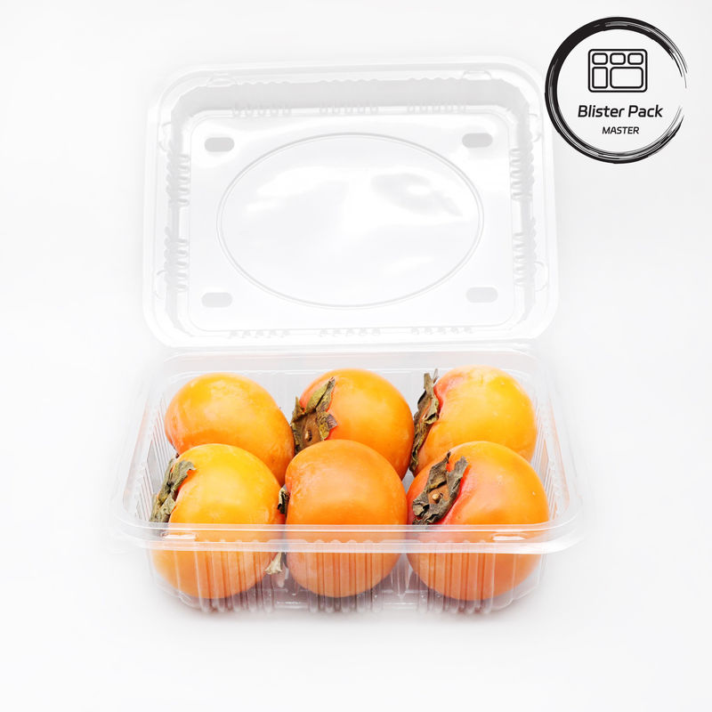 Plateau de légumes frais et de fruits frais en PET transparent - Idéal pour l'affichage et le stockage