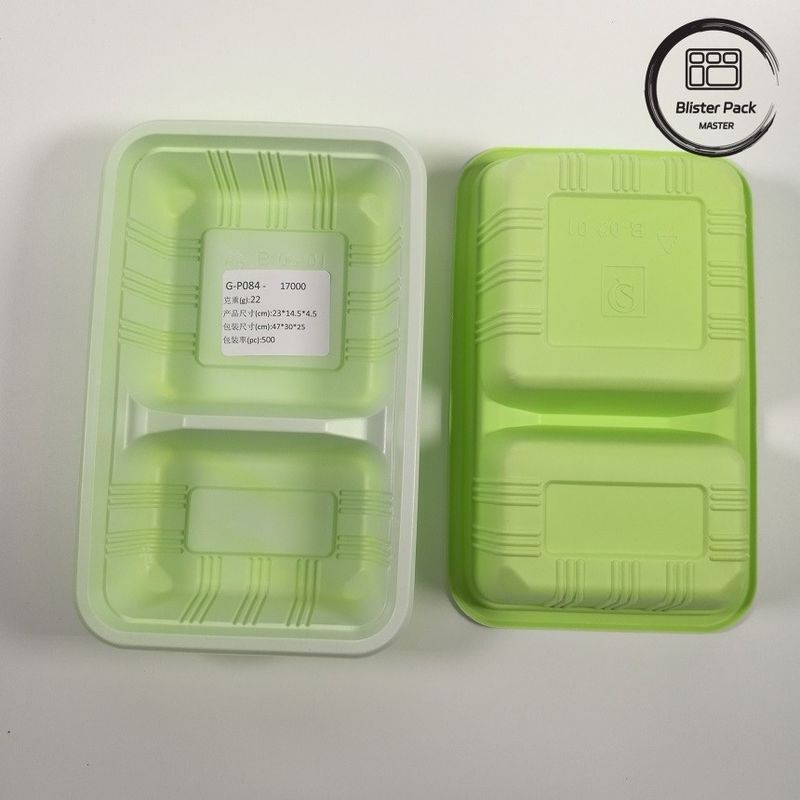 Compartiment 2-3-4 personnalisé PP boîtes à emporter de nourriture chaude Bento Eco-friendly Rectangulaire