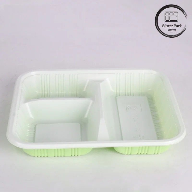Compartiment 2-3-4 personnalisé PP boîtes à emporter de nourriture chaude Bento Eco-friendly Rectangulaire