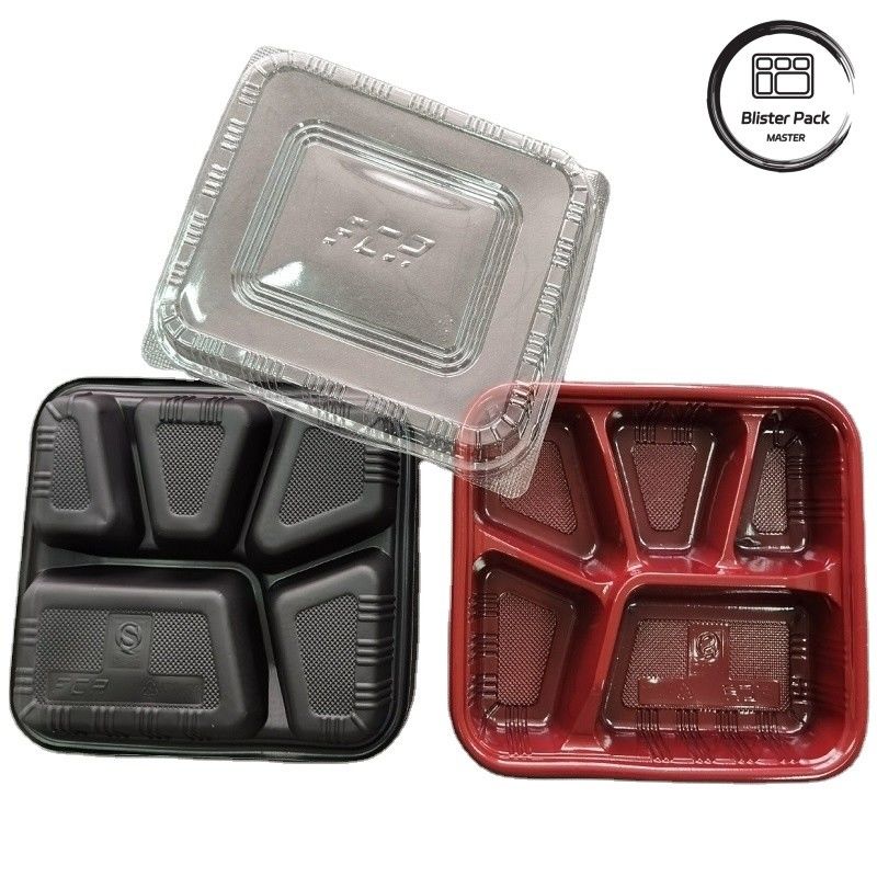 Compartiment 2-3-4 personnalisé PP boîtes à emporter de nourriture chaude Bento Eco-friendly Rectangulaire