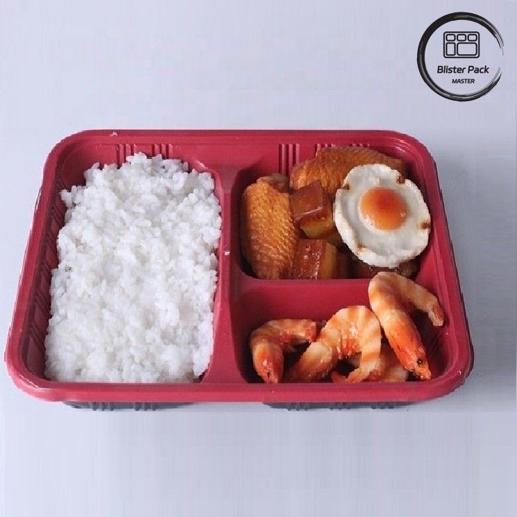 Compartiment 2-3-4 personnalisé PP boîtes à emporter de nourriture chaude Bento Eco-friendly Rectangulaire