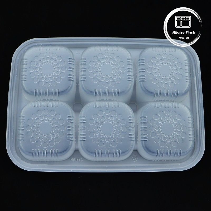 Pâtisserie Emballage en ampoules Contenants alimentaires jetables avec couvercle pour desserts Pâtisseries