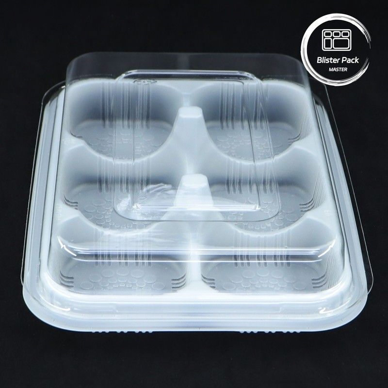 Pâtisserie Emballage en ampoules Contenants alimentaires jetables avec couvercle pour desserts Pâtisseries