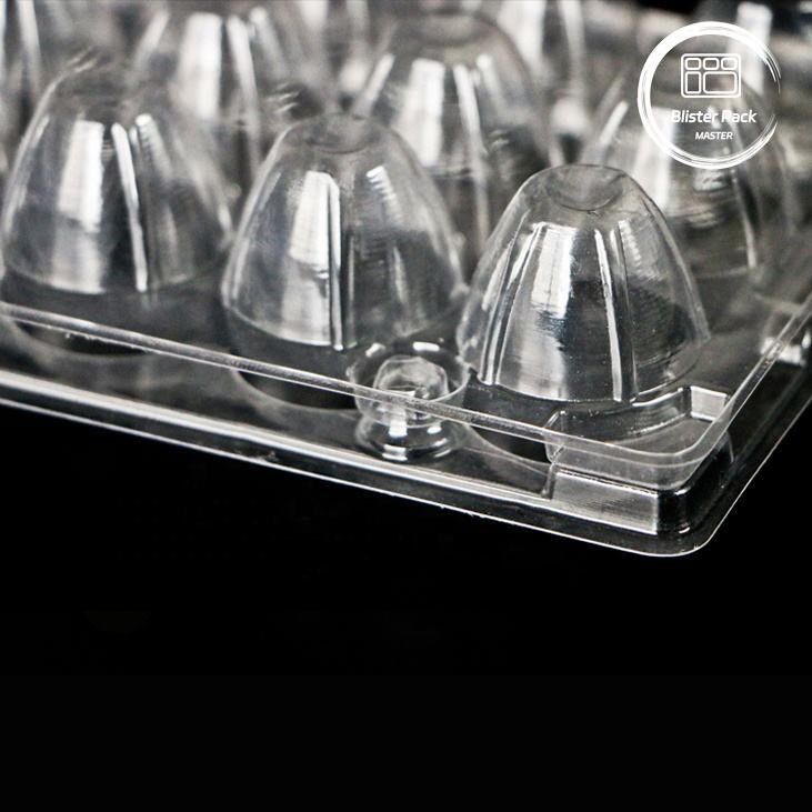 Boîte à œufs en plastique avec emballage sécurisé