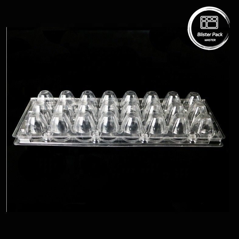 Boîte à œufs en plastique avec emballage sécurisé