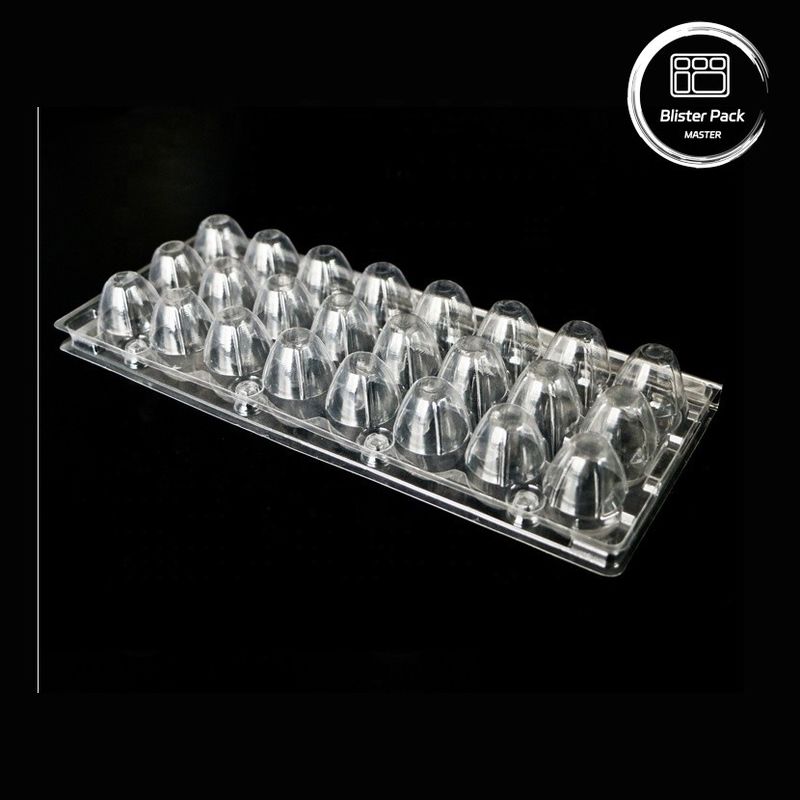 Boîte à œufs en plastique avec emballage sécurisé
