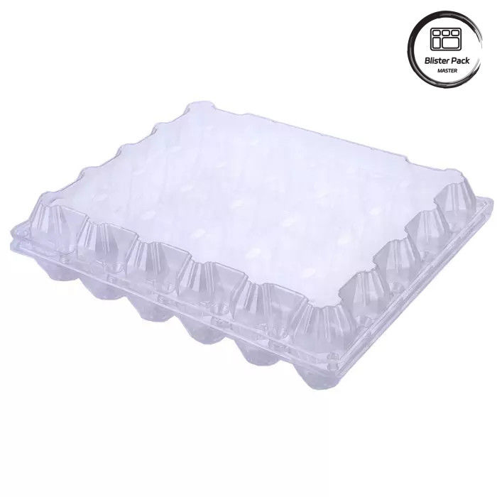 Taille personnalisée plateau à ampoules d'oeufs en PET plateaux en plastique à vide jetables