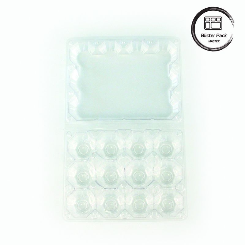 Plateau à œufs en plastique Contenant polyvalent avec 4 à 15 trous Plateaux thermoformés personnalisés transparents