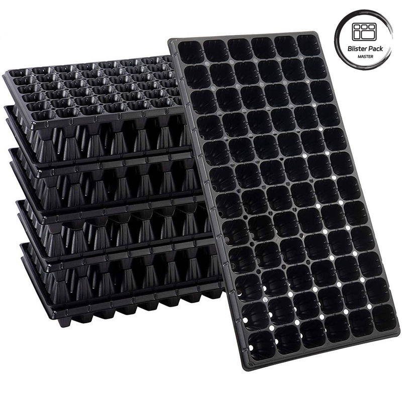 4 cm de profondeur 200 plateaux de semis en polystyrène cavité directement de l'usine pour une germination efficace des graines