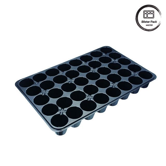 Plateaux de démarrage de semences en plastique à germination polyvalente de 32 à 288 cellules pour les légumes