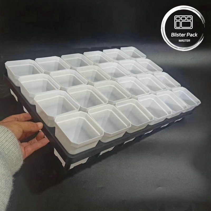 Plateau de plantation en plastique durable à 24 trous Plateau de culture de pot de pépinière succulente pour jardin