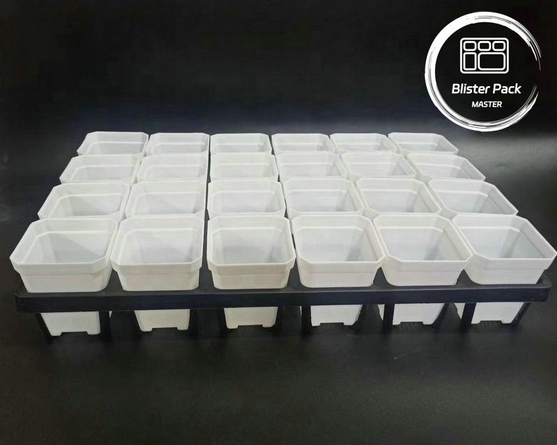 Plateau de plantation en plastique durable à 24 trous Plateau de culture de pot de pépinière succulente pour jardin
