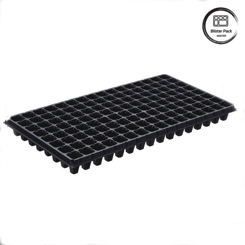 Plateaux de semis en plastique durable, de 32 à 200 cellules, idéaux pour la germination des légumes et du flowe