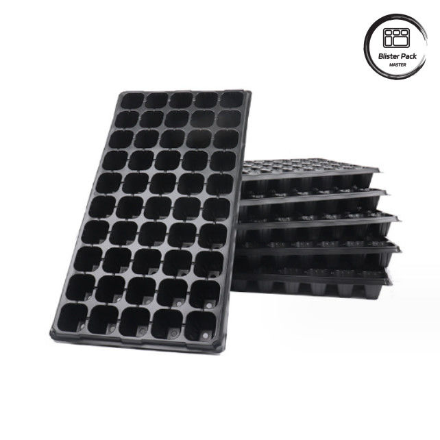 Plateaux de semis en plastique durable, de 32 à 200 cellules, idéaux pour la germination des légumes et du flowe