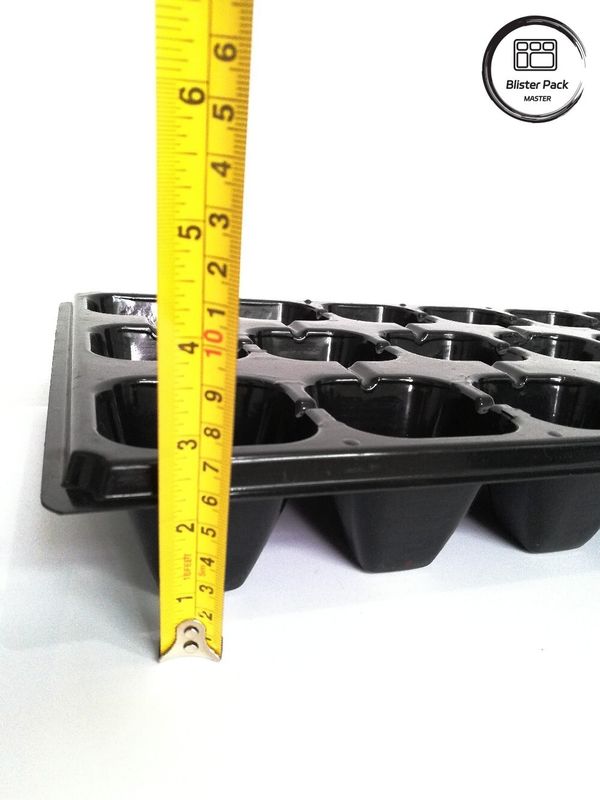 Plateau de semis en plastique pour les plantes de pépinière disponible en 32, 50, 72, 128, 200 trous