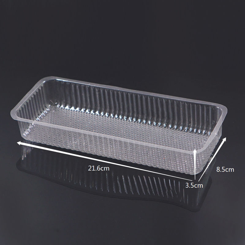 Emballage sur plaquette en plastique transparent en PET pour biscuits et collations