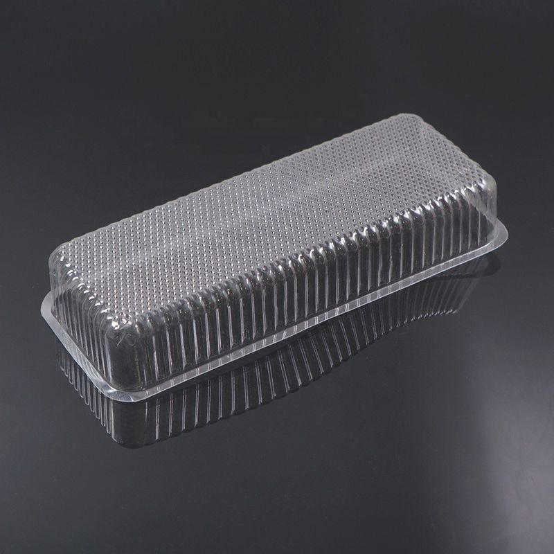 Emballage sur plaquette en plastique transparent en PET pour biscuits et collations